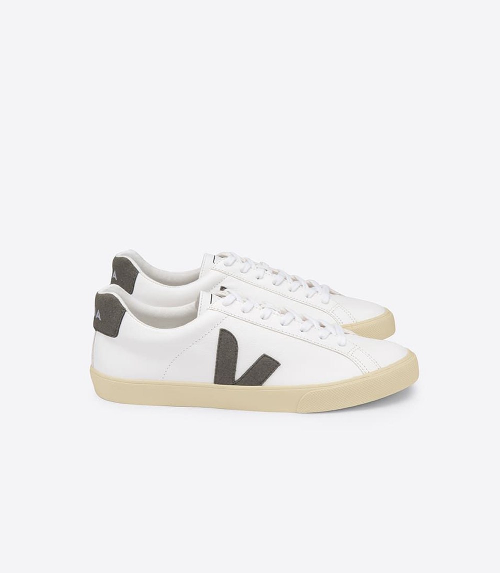 Veja Sneakers Dam - Esplar Chromefree Läder - Vita - 634721-CVX